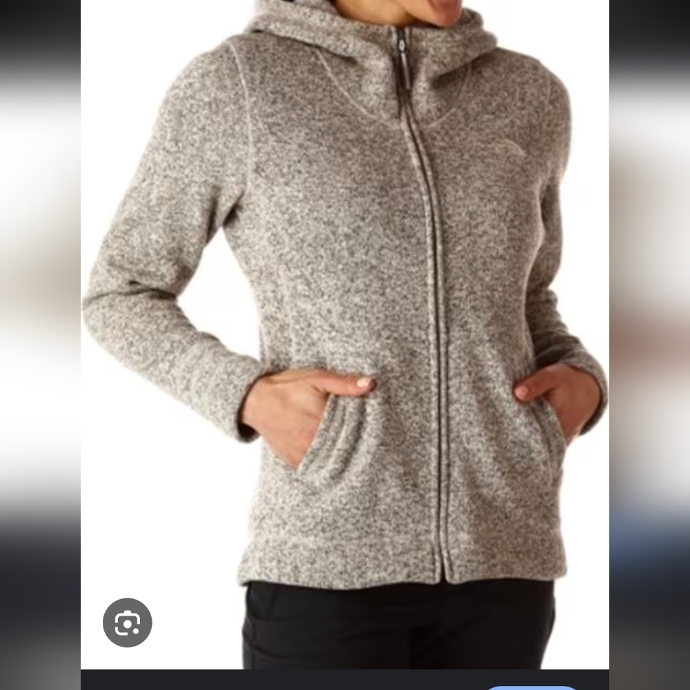 The North Face Sunset Full-Zip Hoodie SZ.M Oatmeal